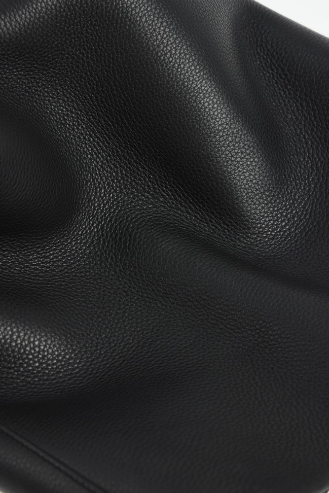 LIBLUZ Medium Classic Shoulder Bag in Leather Black - LIB LUZ