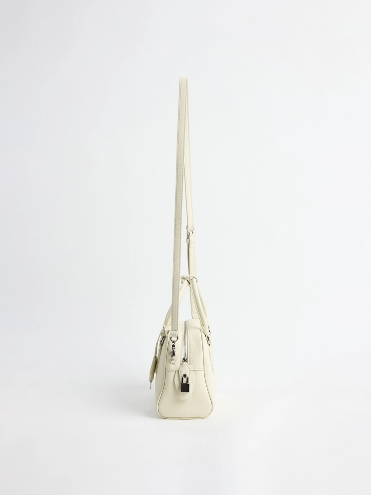 LIBLUZ India 10.00 Bag in Leather Ivory - LIB LUZ