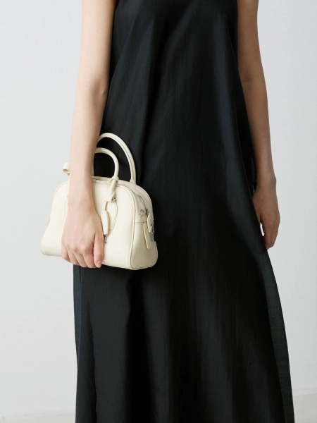 LIBLUZ India 10.00 Bag in Leather Ivory - LIB LUZ