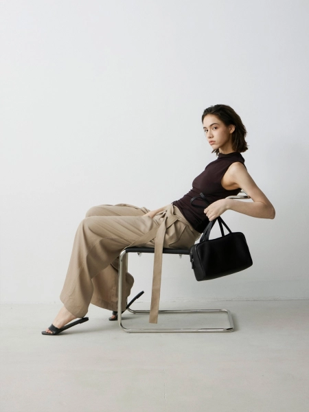 LIBLUB 90's Classic Top Handle Bag in Leather - LIB LUZ 2