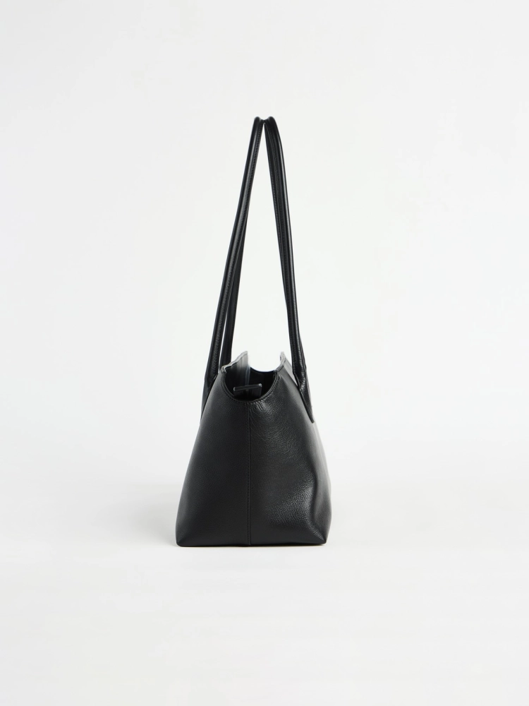 LIBLUZ Margaux 12 Shoulder Bag in Leather Black - LIB LUZ