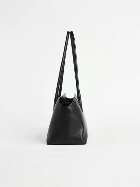 LIBLUZ Margaux 12 Shoulder Bag in Leather Black - LIB LUZ