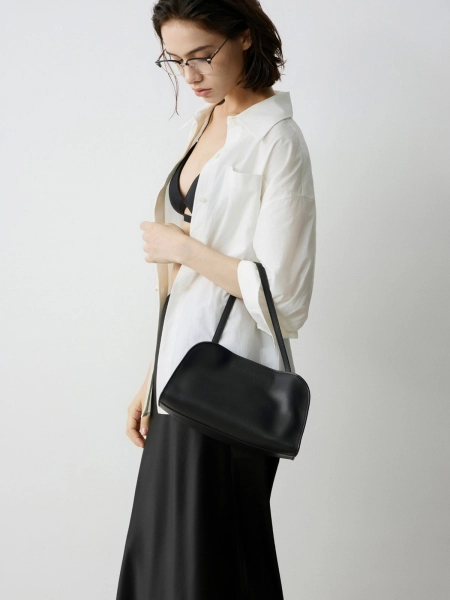 LIBLUB 90's Classic Top Handle Bag in Leather - LIB LUZ 2