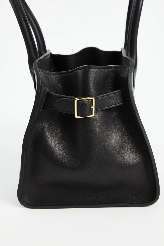 LIBLUB 90's Classic Top Handle Bag in Leather - LIB LUZ