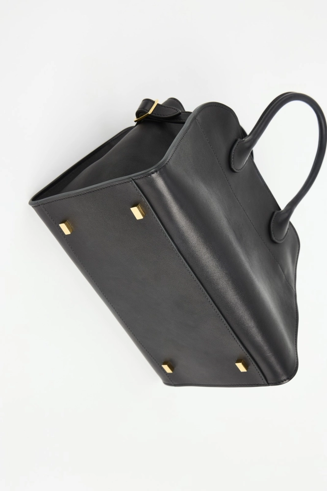 LIBLUB 90's Classic Top Handle Bag in Leather - LIB LUZ