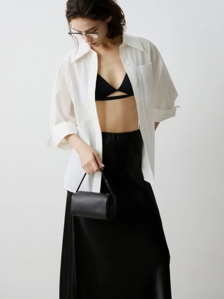 LIBLUB 90's Classic Top Handle Bag in Leather - LIB LUZ 2
