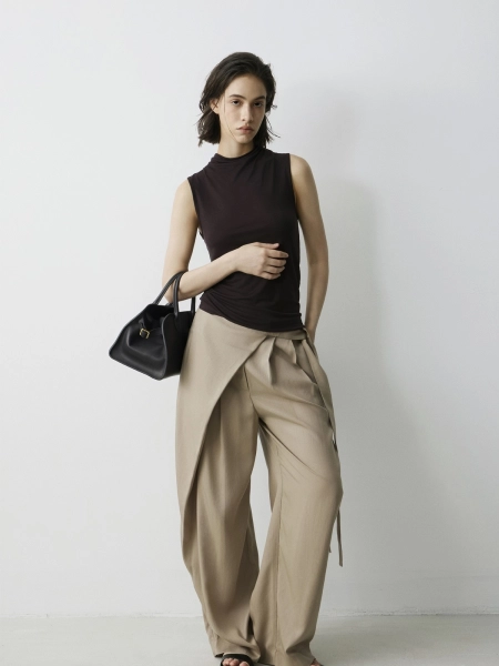 LIBLUB 90's Classic Top Handle Bag in Leather - LIB LUZ
