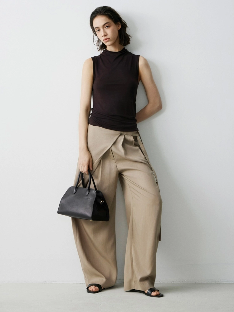 LIBLUB 90's Classic Top Handle Bag in Leather - LIB LUZ
